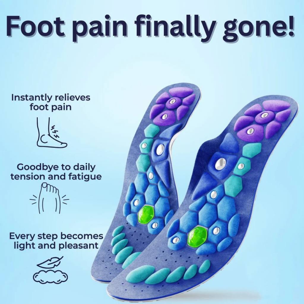 Sanya™ magnetic acupressure insoles
