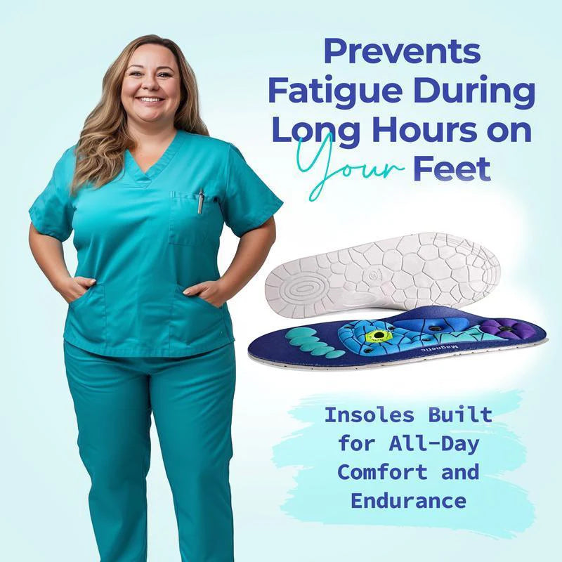 Sanya™ magnetic acupressure insoles