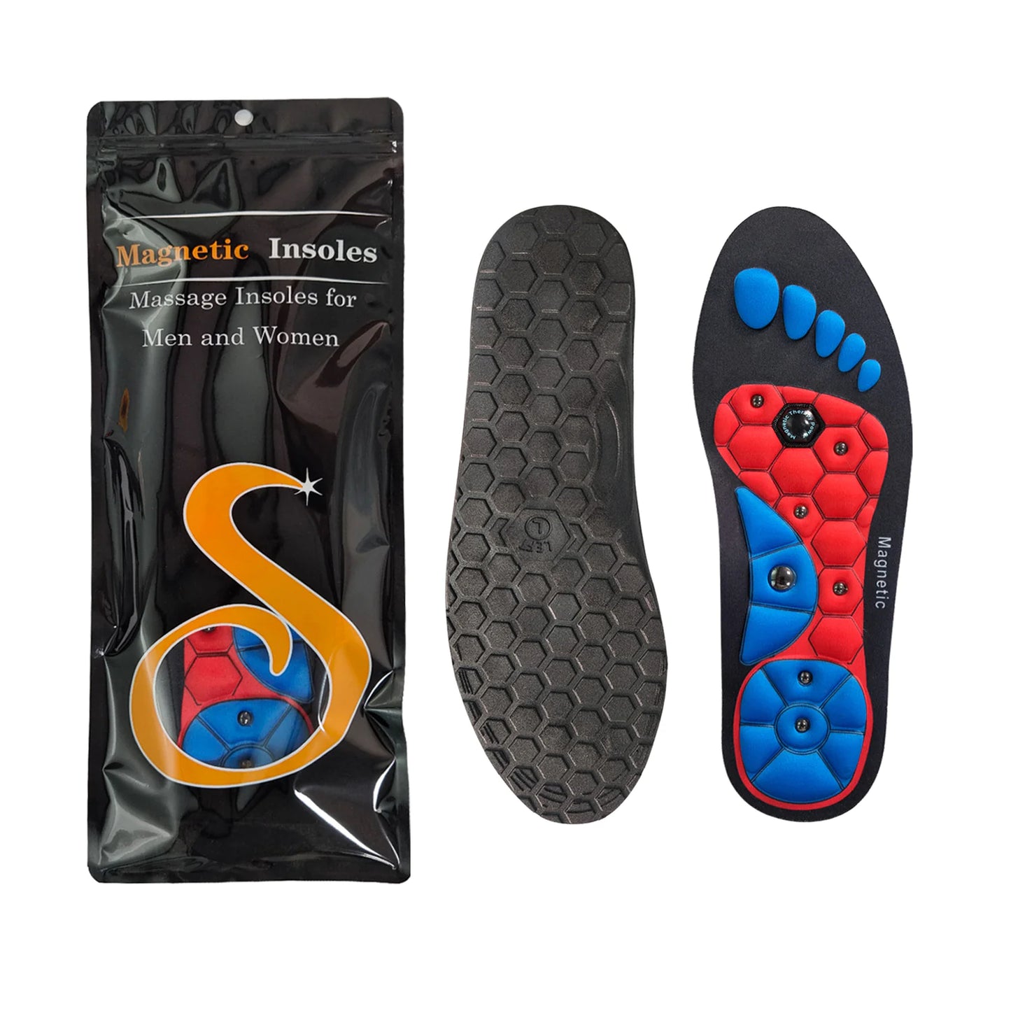 Sanya™ magnetic acupressure insoles