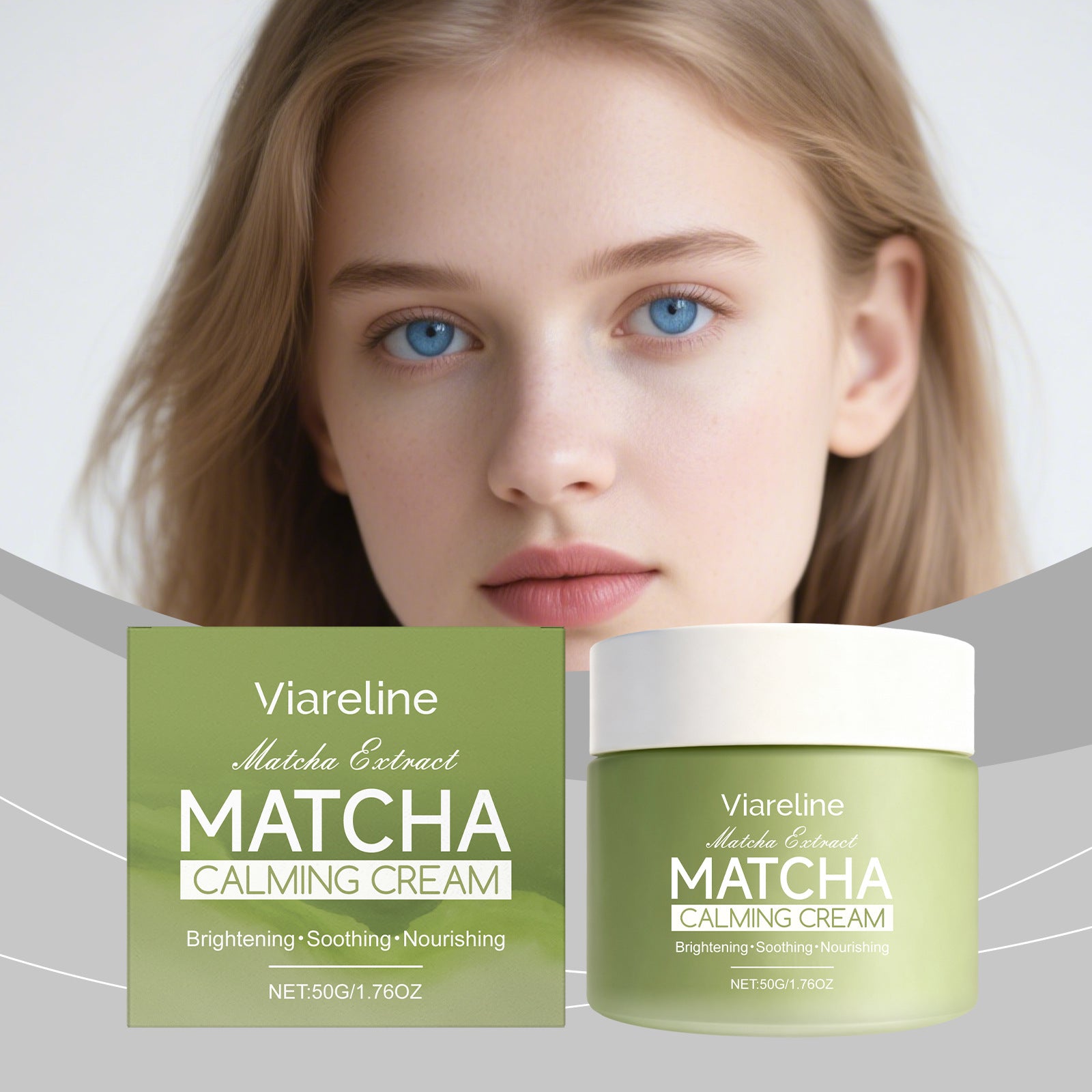 Matcha extract face cream